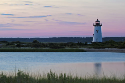 lighthouse near Edgartown on Martha's Vineyard